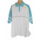 Duke Baker Polo Shirt White/Blue